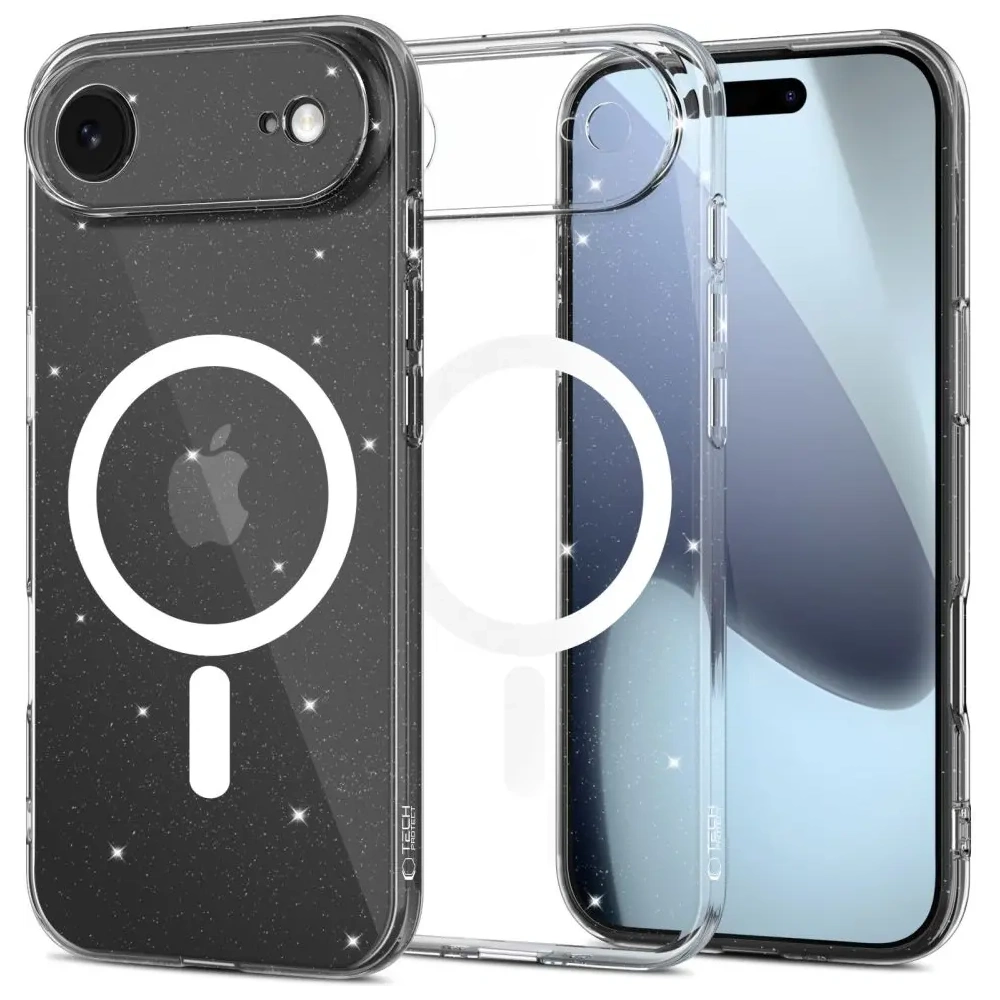 Etui Tech-Protect FlexAir MagSafe do Apple iPhone 17 Air Glitter