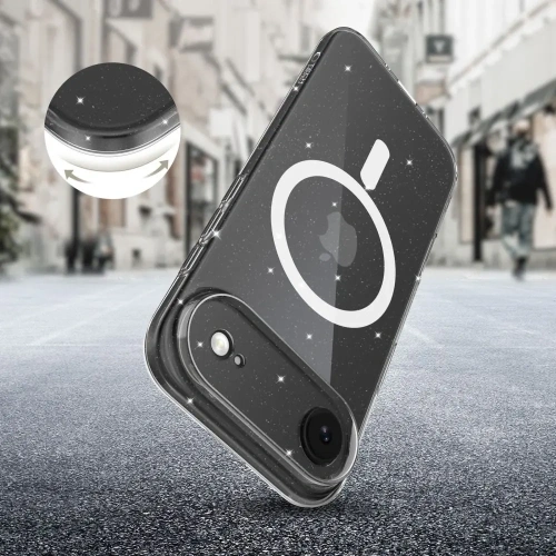 Etui Tech-Protect FlexAir MagSafe do Apple iPhone Air Glitter