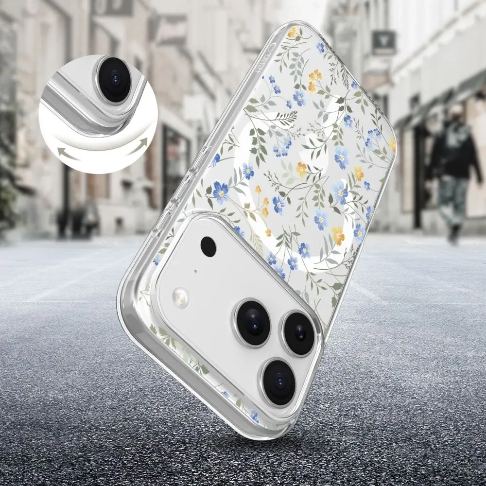 Etui Tech-Protect FlexAir MagSafe do Apple iPhone 17 Pro Spring Flowers