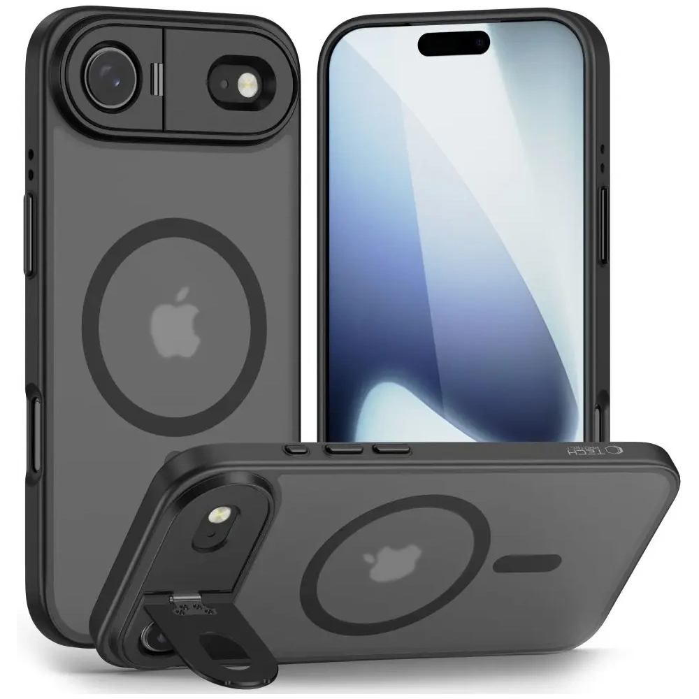 Etui Tech-Protect Magstand MagSafe do Apple iPhone 17 Air Matte Black