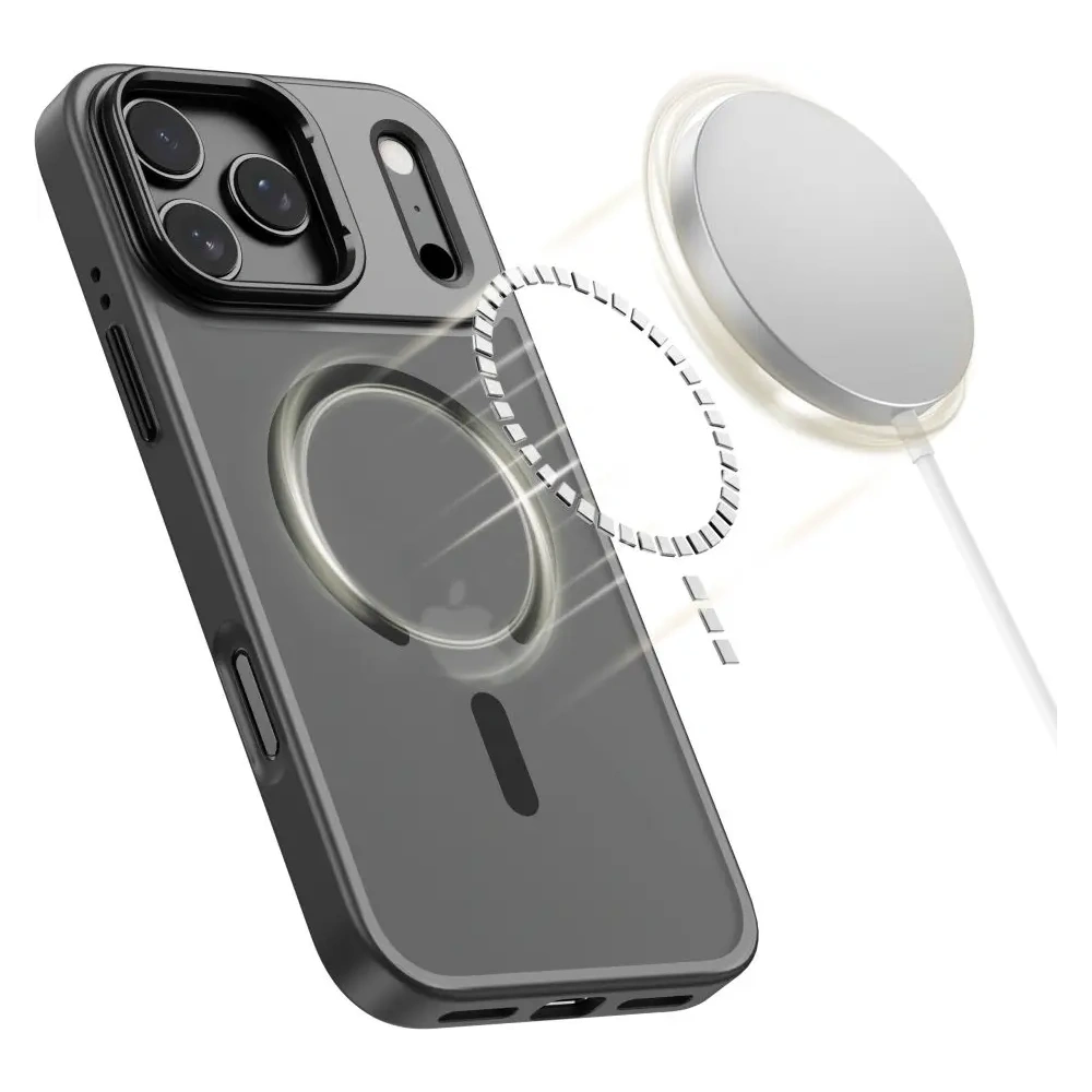 Etui Tech-Protect Magstand MagSafe do Apple iPhone 17 Pro Max Matte Black