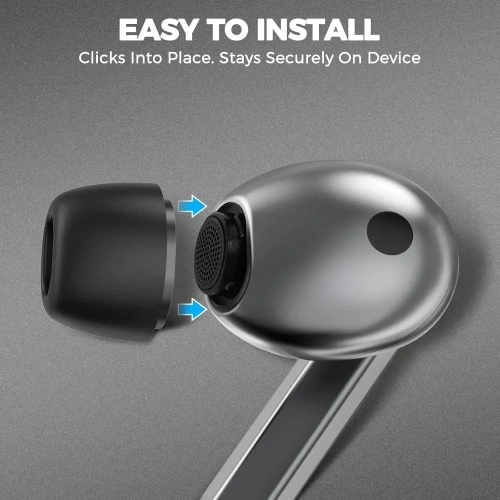 Zestaw nakładek Tech-Protect Ear Tips do Samsung Galaxy Buds 3 Pro Grey [3 PACK]