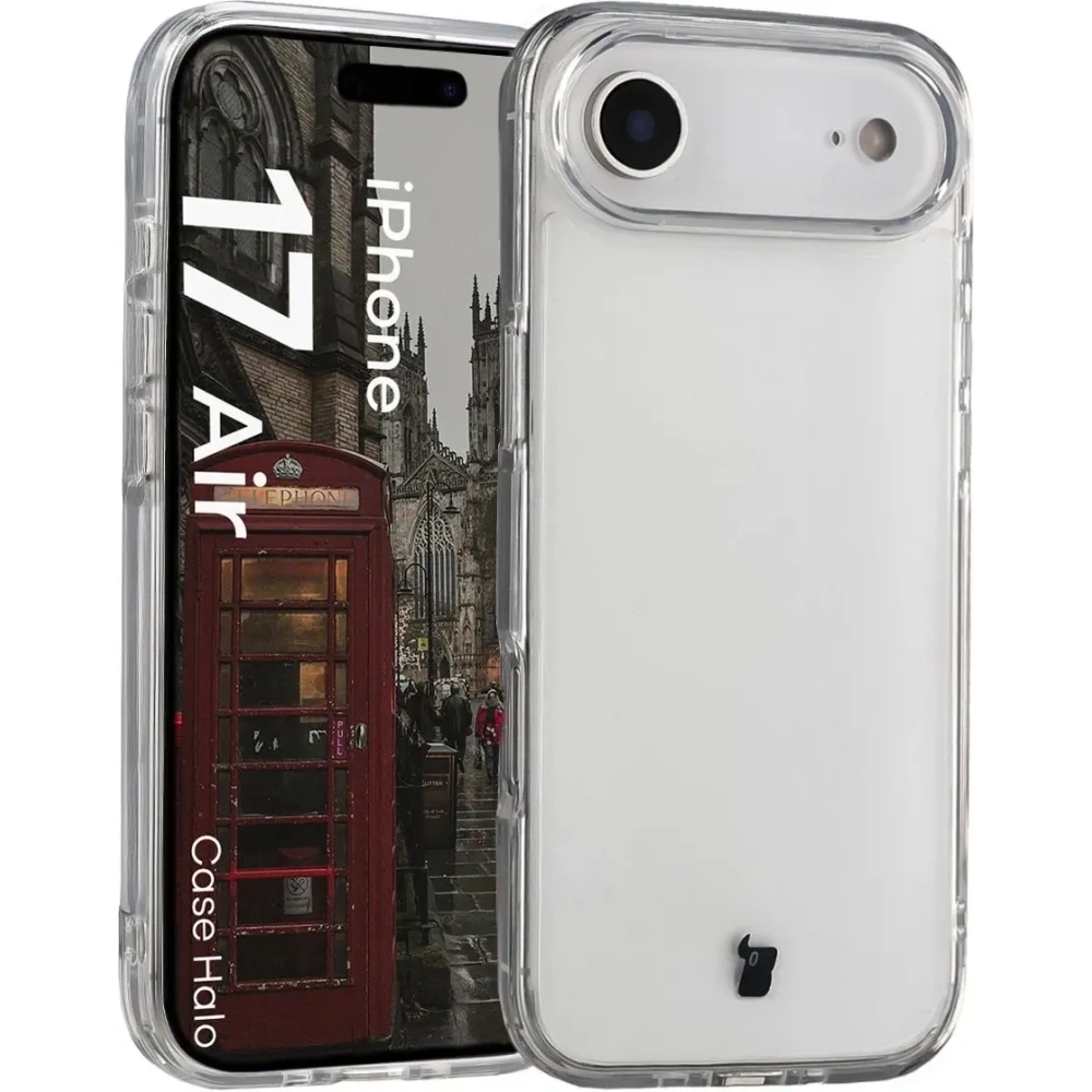 Etui Bizon Case Halo do Apple iPhone 17 Air przezroczyste
