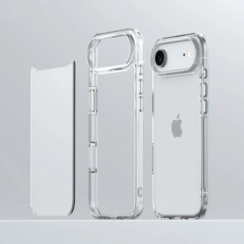 Etui Bizon Case Halo do Apple iPhone 17 Air przezroczyste