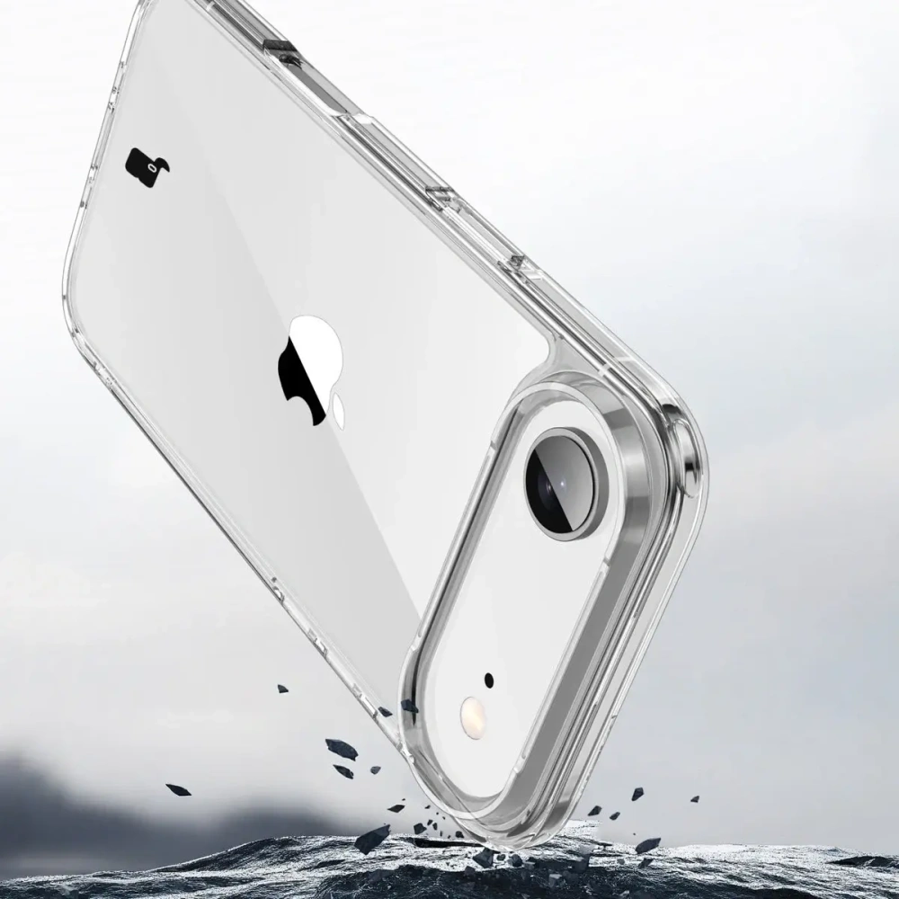 Etui Bizon Case Halo do Apple iPhone 17 Air przezroczyste
