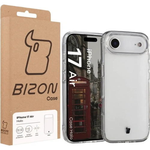 Etui Bizon Case Halo do Apple iPhone Air przezroczyste