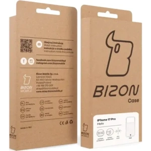Etui Bizon Case Halo do Apple iPhone 17 Pro przezroczyste