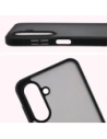 Etui Bizon Case Angelo do Samsung Galaxy A17 5G przydymione z czarną ramką