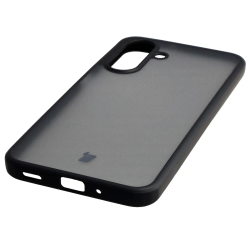 Etui Bizon Case Angelo do Samsung Galaxy A17 5G przydymione z czarną ramką