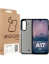 Etui Bizon Case Angelo do Samsung Galaxy A17 5G przydymione z czarną ramką