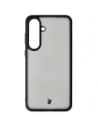 Etui Bizon Case Angelo do Samsung Galaxy S25 FE przydymione z czarną ramką