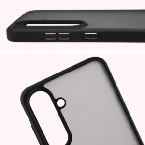 Bizon Case Angelo Samsung Galaxy S25 FE kouřový s černým rámem