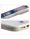 Etui Bizon Case Angelo do Apple iPhone 17 Pro Max półprzezroczyste z beżową ramką