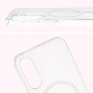 Bizon Case CrystalO Magnetic Samsung Galaxy A17 5G průhledný