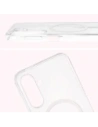 Etui z pierścieniem magnetycznym Bizon Case CrystalO Magnetic do Samsung Galaxy A17 5G przezroczyste