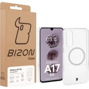 Bizon Case CrystalO Magnetic Samsung Galaxy A17 5G průhledný