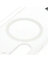 Etui z pierścieniem magnetycznym Bizon Case CrystalO Magnetic do Samsung Galaxy S25 FE przezroczyste