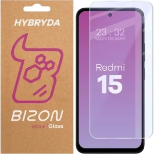 Elastyczne szkło hybrydowe Bizon Glass Mule do Xiaomi Redmi 15 5G
