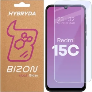 Elastyczne szkło hybrydowe Bizon Glass Mule do Xiaomi Redmi 15C 5G