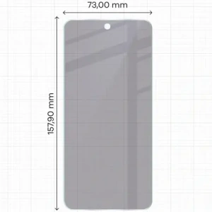 Prywatyzujące szkło hybrydowe Bizon Glass Mule Shadow do Nothing Phone (3) matowe