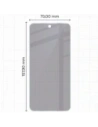 Prywatyzujące szkło hybrydowe Bizon Glass Mule Shadow do Nothing Phone (3) matowe