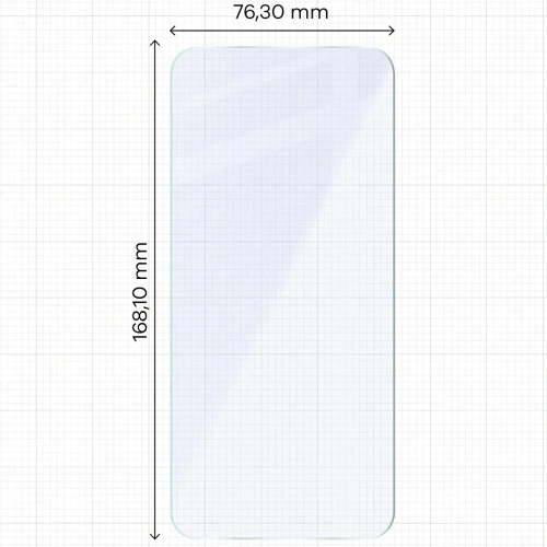 Elastyczne szkło hybrydowe Bizon Glass Mule do Xiaomi Redmi 15C 4G / 5G / POCO C85 4G 173mm