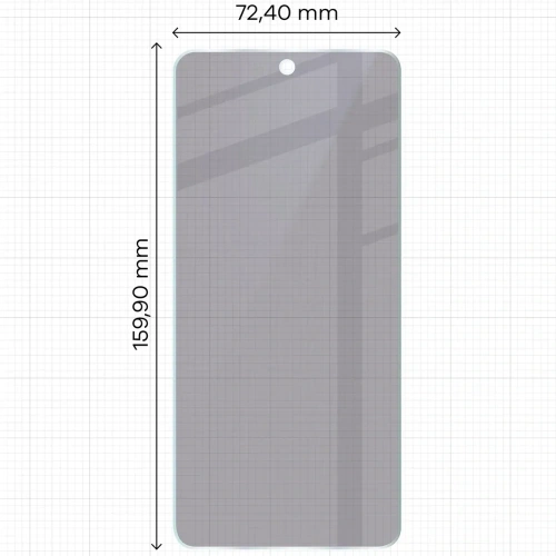 Prywatyzujące szkło hybrydowe Bizon Glass Mule Shadow do OnePlus Nord CE5 5G matowe