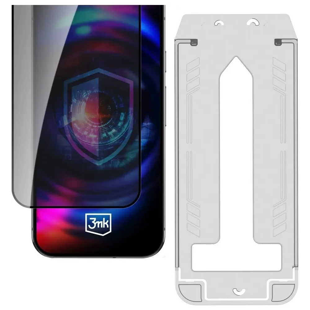 Szkło hartowane 3MK HardGlass Max Privacy z aplikatorem do Apple iPhone 14 Pro
