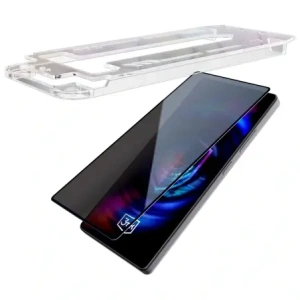 Szkło hartowane 3MK HardGlass Max Privacy z aplikatorem do Apple iPhone 15 Plus / 16 Plus