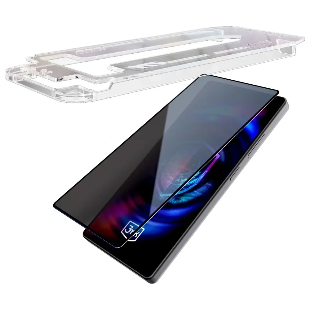 Szkło hartowane 3MK HardGlass Max Privacy z aplikatorem do Apple iPhone 15 Plus / 16 Plus