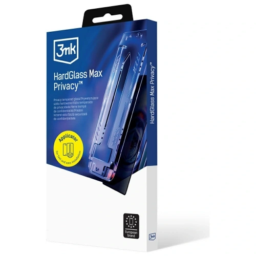Szkło hartowane 3MK HardGlass Max Privacy z aplikatorem do Apple iPhone 15 Plus / 16 Plus