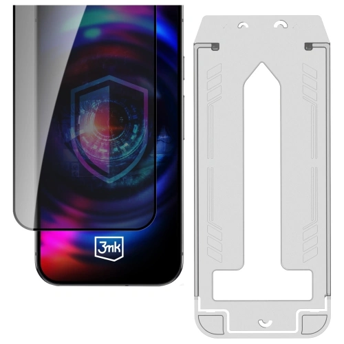 Szkło hartowane 3MK HardGlass Max Privacy z aplikatorem do Samsung Galaxy A16 4G / 5G / A17 4G / 5G