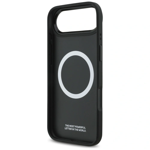 Etui BMW M Tricolor Metal Logo MagSafe do Apple iPhone Air szary