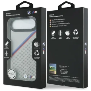 BMW M Tricolor Metal Logo MagSafe Apple iPhone Air šedá