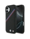 Etui BMW M Tricolor Metal Logo MagSafe do Apple iPhone 17 czarny