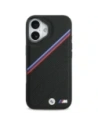 Etui BMW M Tricolor Metal Logo MagSafe do Apple iPhone 17 czarny