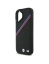 Etui BMW M Tricolor Metal Logo MagSafe do Apple iPhone 17 czarny