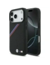 Etui BMW M Tricolor Metal Logo MagSafe do Apple iPhone 17 Pro czarny