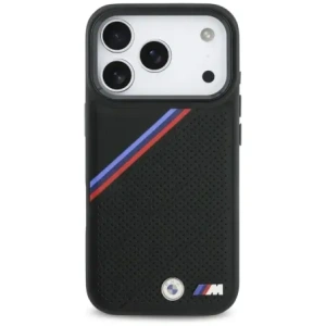 BMW M Tricolor Metal Logo MagSafe Apple iPhone 17 Pro černý