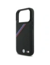 Etui BMW M Tricolor Metal Logo MagSafe do Apple iPhone 17 Pro czarny