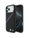 Etui BMW M Tricolor Metal Logo MagSafe do Apple iPhone 17 Pro Max czarny