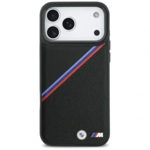 BMW M Tricolor Metal Logo MagSafe Apple iPhone 17 Pro Max černý