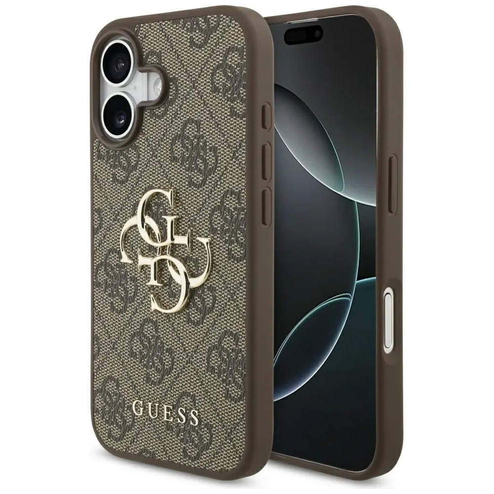 Etui Guess 4G Big Logo do Apple iPhone 17 brązowy