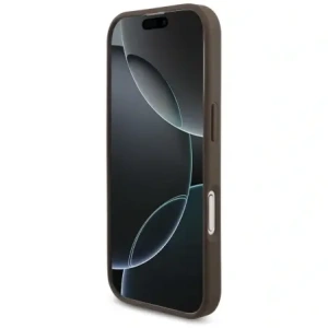 Guess 4G Velké logo Apple iPhone 17 hnědý