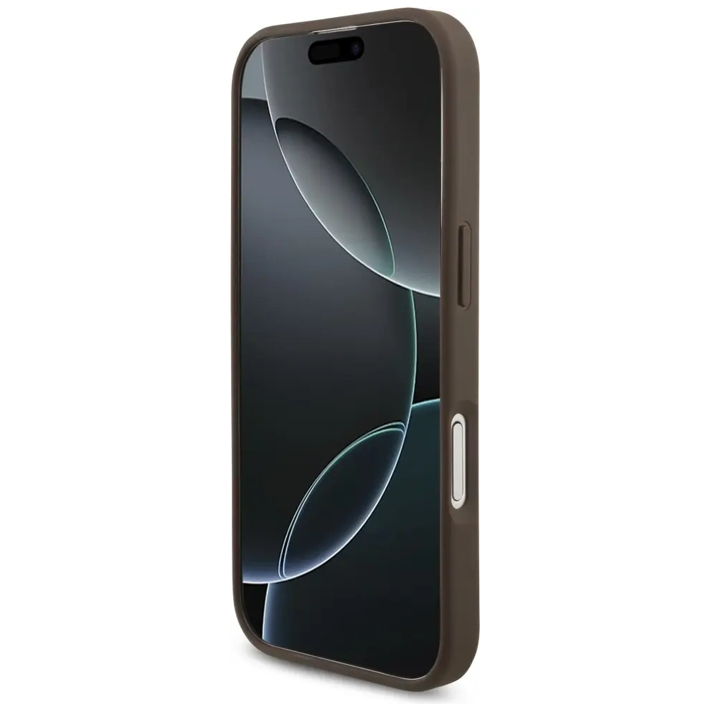 Etui Guess 4G Big Logo do Apple iPhone 17 brązowy