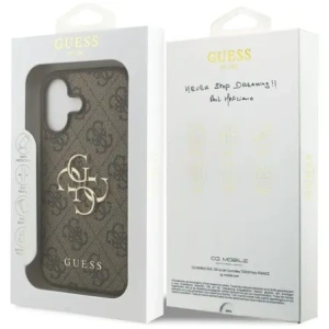 Etui Guess 4G Big Logo do Apple iPhone 17 brązowy