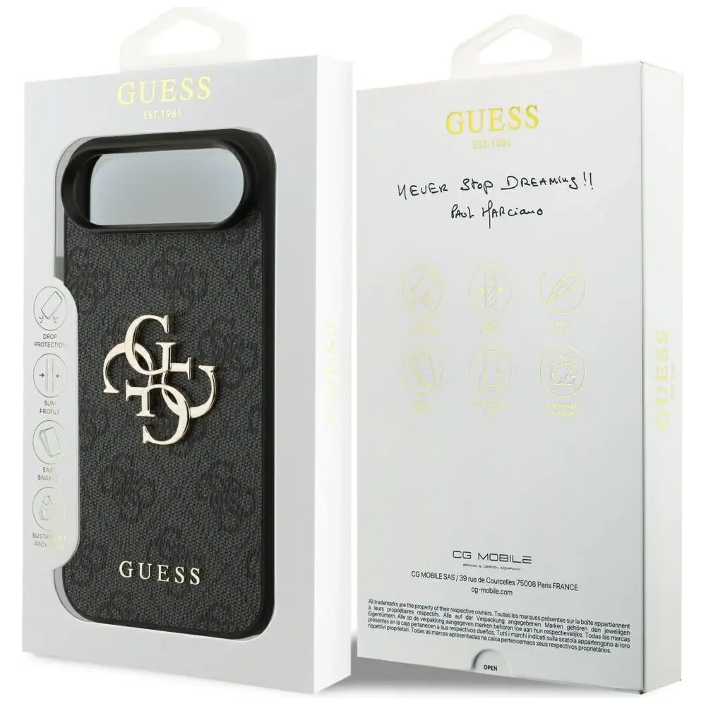 Etui Guess 4G Big Logo do Apple iPhone 17 Air czarny