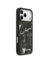 Etui Karl Lagerfeld Grained Pattern & Logo MagSafe do Apple iPhone 17 Pro Max czarny