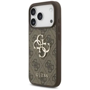 Etui Guess 4G Big Logo do Apple iPhone 17 Pro brązowy