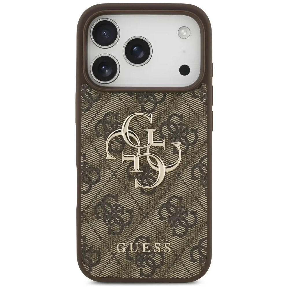 Etui Guess 4G Big Logo do Apple iPhone 17 Pro brązowy